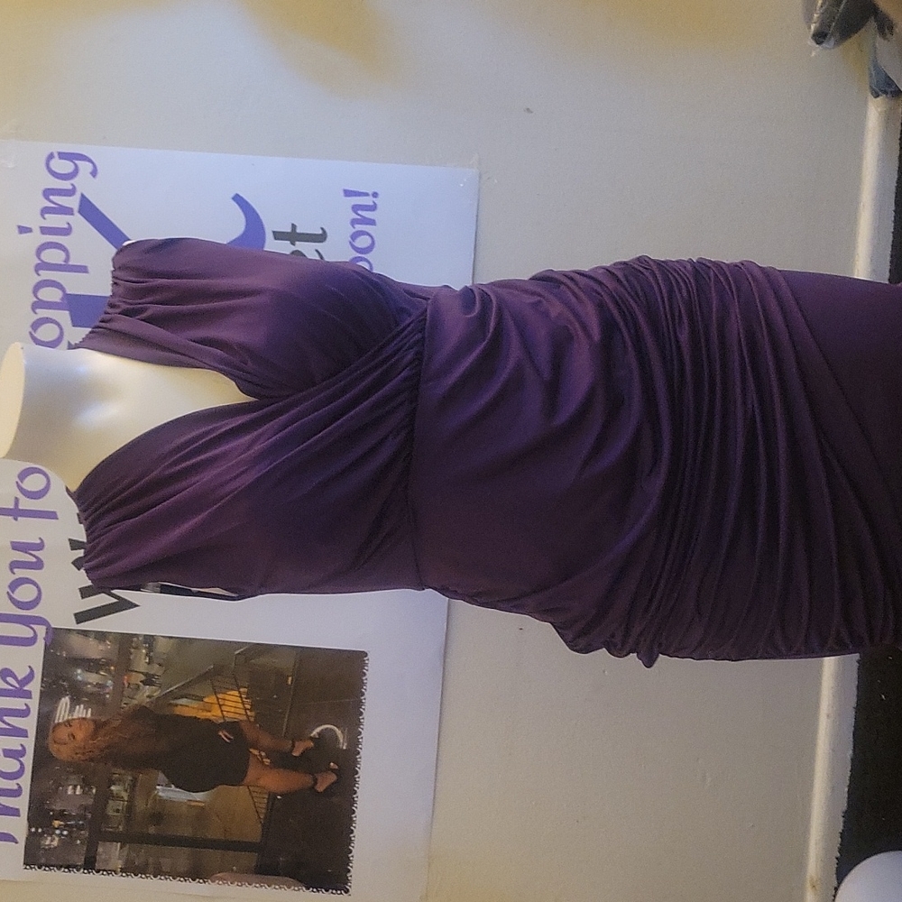 Purple dress